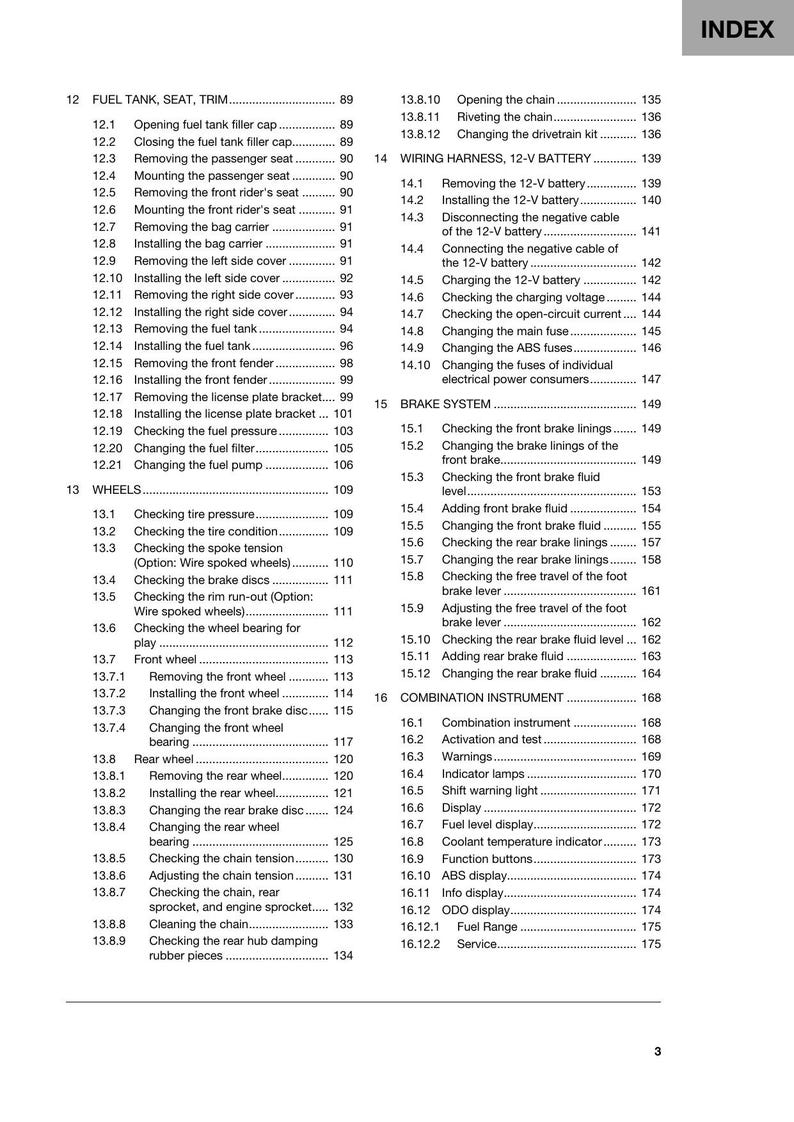 Husqvarna Svartpilen 401 Service Manual service manual preview page 9