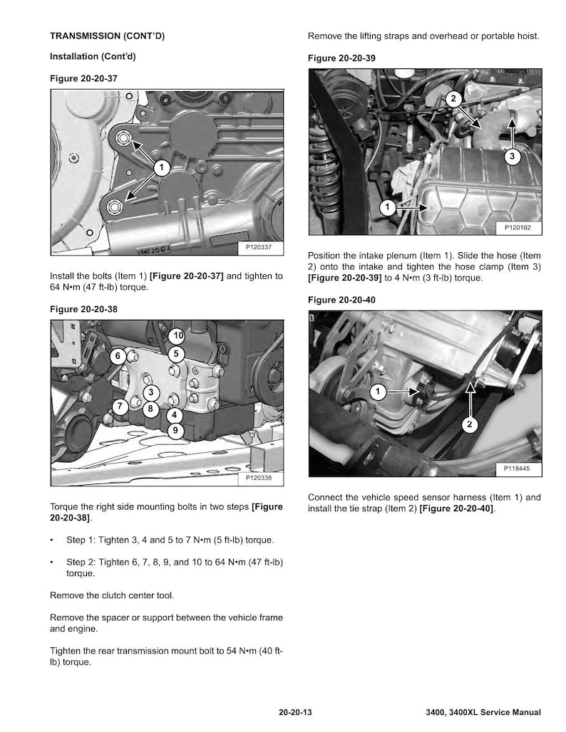 Bobcat 3400 3400XL Service Manual service manual preview page 3