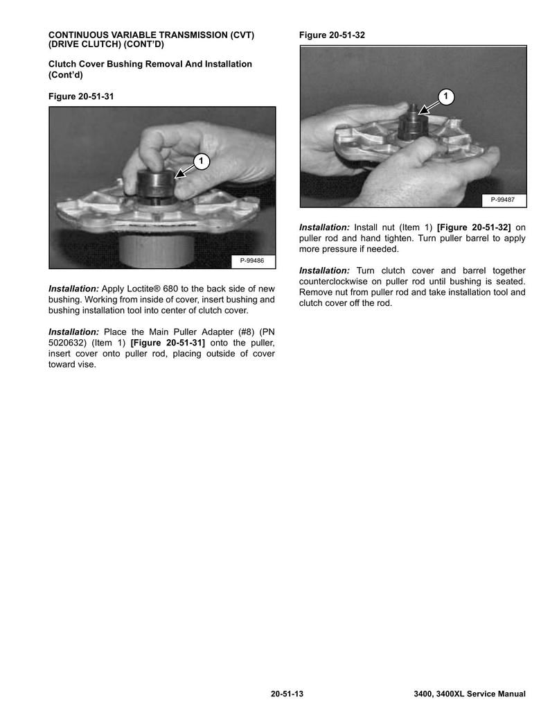 Bobcat 3400 3400XL Utility Vehicle Service Manual 2010-2014 UTV service manual preview page 4