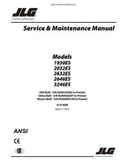JLG 1930 2032 2632 2646 3246 ES Service Manual 2014-2020 service manual preview page 2