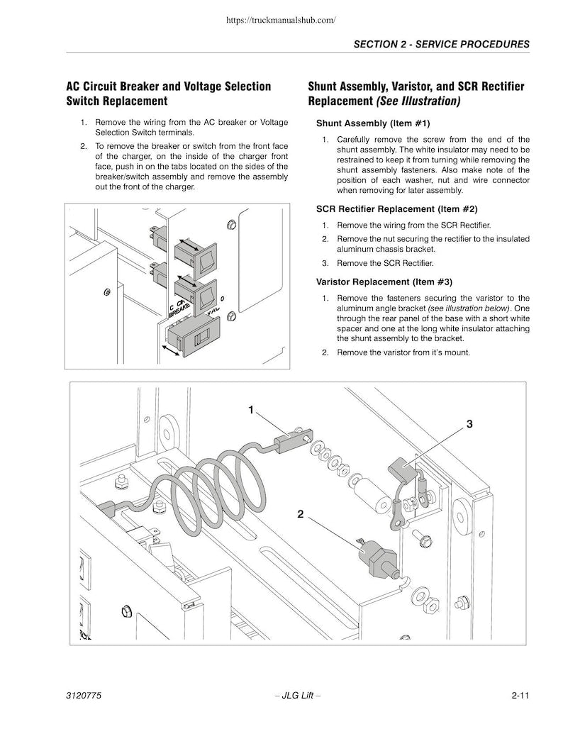 JLG 12SP 15SP Aerial Work Platform Service Manual 1999-2018 service manual preview page 3