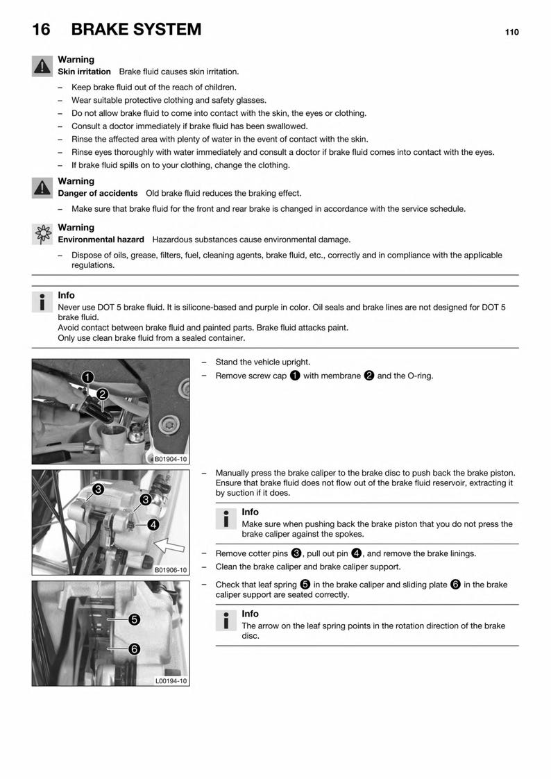 Husqvarna FC 450 Service Manual 2015-2019 Motocross service manual preview page 4