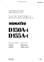 Komatsu D150A-1 D155A-1 Service Manual service manual preview page 2