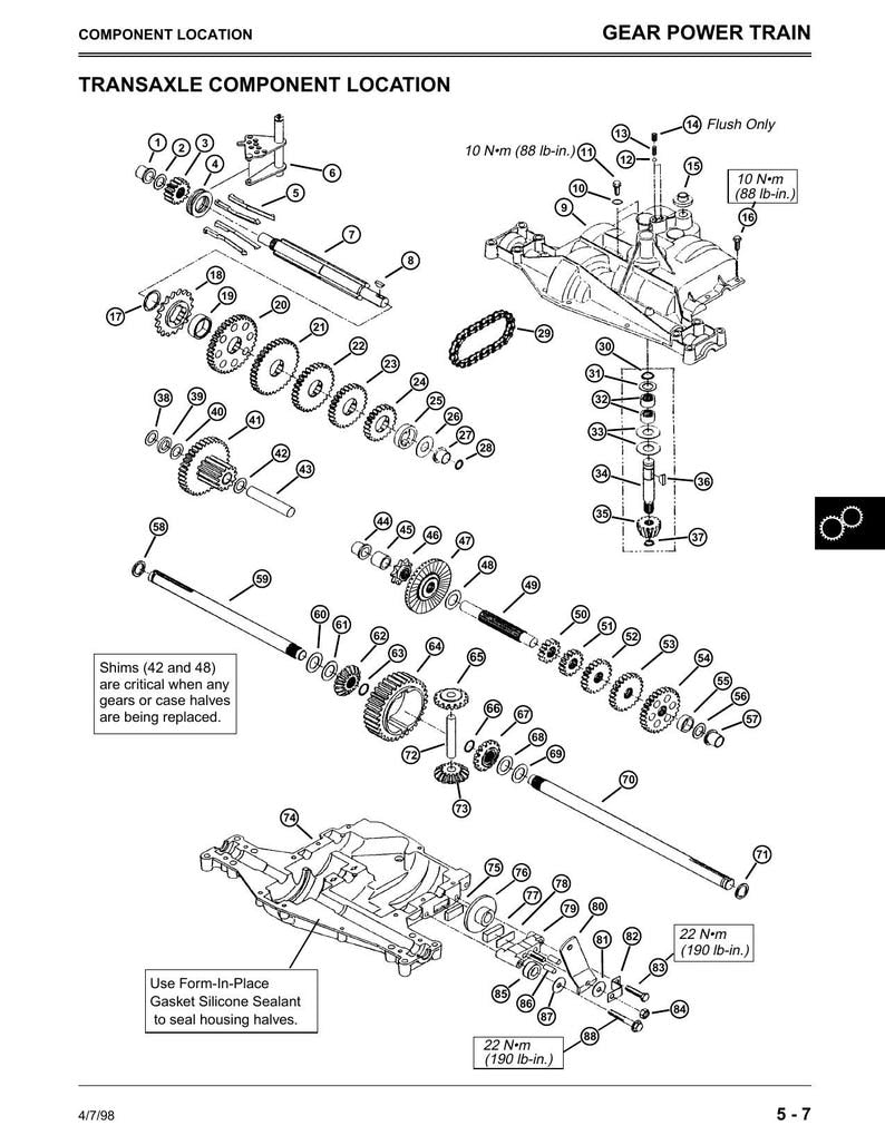 John Deere Sabre Lawn Tractor Service Manual service manual preview page 5