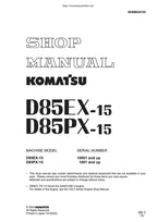 Komatsu D85EX-15 D85PX-15 Dozer Service Manual service manual preview page 2