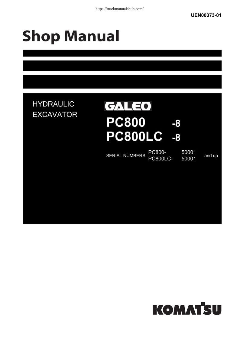 Komatsu Galeo PC800 PC800LC-8 Service Manual service manual preview page 2