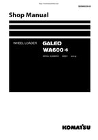 Komatsu Galeo WA600-6 Wheel Loader Service Manual 2006-2010 service manual preview page 2