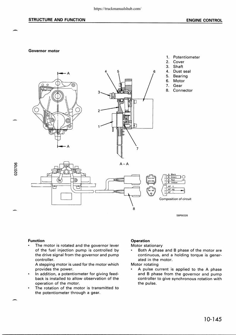 Komatsu PC300 PC350 Excavator Service Manual service manual preview page 5