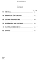 Komatsu PC340 PC340LC PC340NLC-6K Excavator Service Manual service manual preview page 5