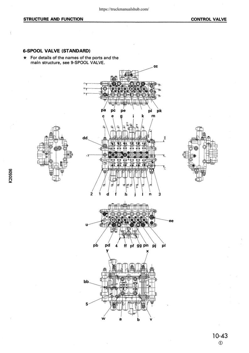 Komatsu PC210 PC240 6K Excavator Service Manual 1997-2001 service manual preview page 4