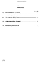 Komatsu PW130ES-6K Service Manual 2001-2005 Wheeled Excavator service manual preview page 6