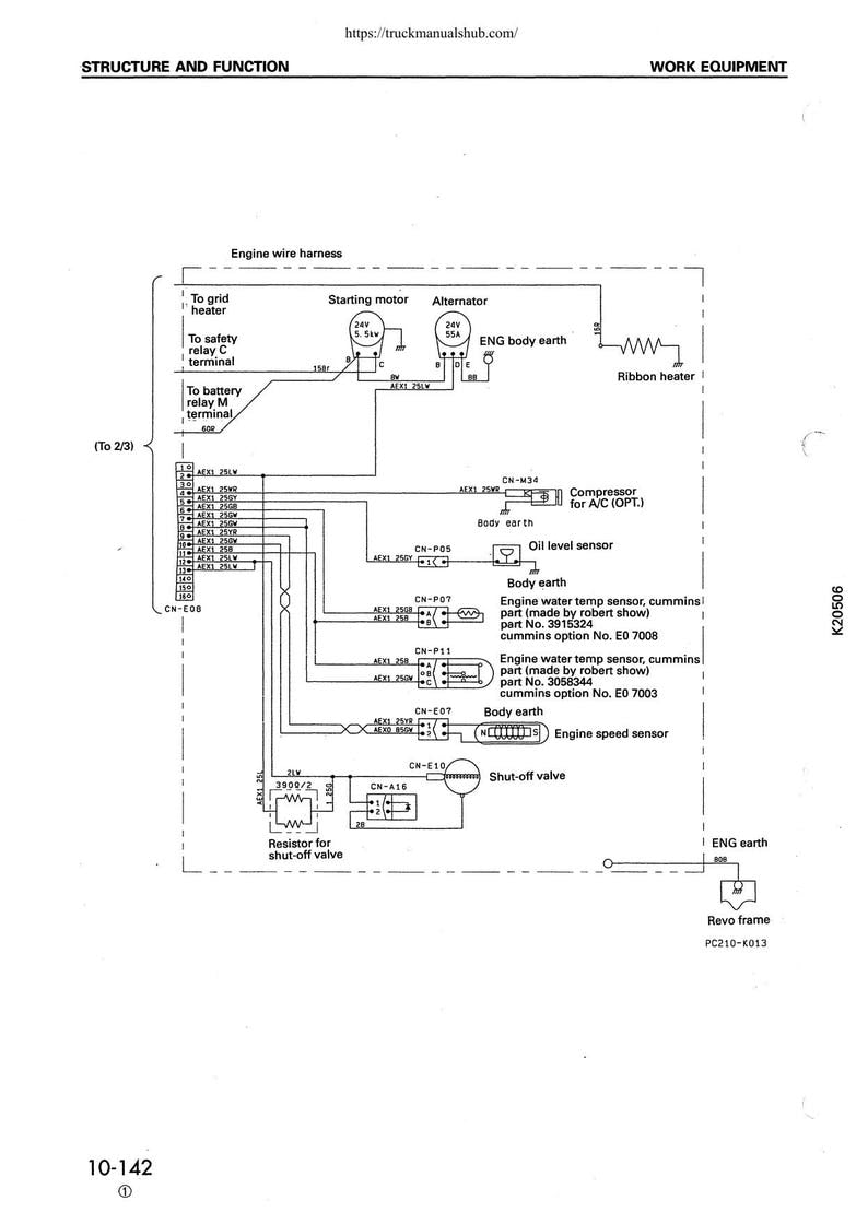 Komatsu PC210 PC240 6K Excavator Service Manual 1997-2001 service manual preview page 3