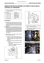 Komatsu PW160-7K Wheeled Excavator Service Manual service manual preview page 3