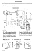 Komatsu PW170ES-6K Wheeled Excavator Service Manual 2001-2005 service manual preview page 3