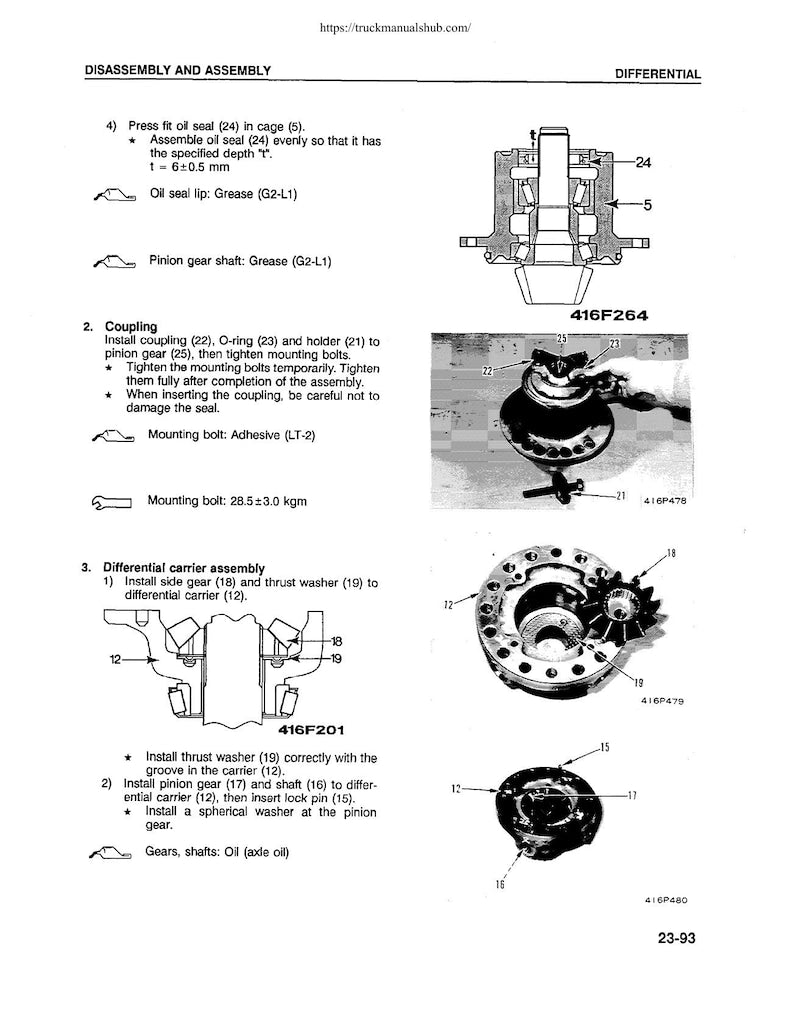 Komatsu WA250-1LC Wheel Loader Service Manual service manual preview page 4