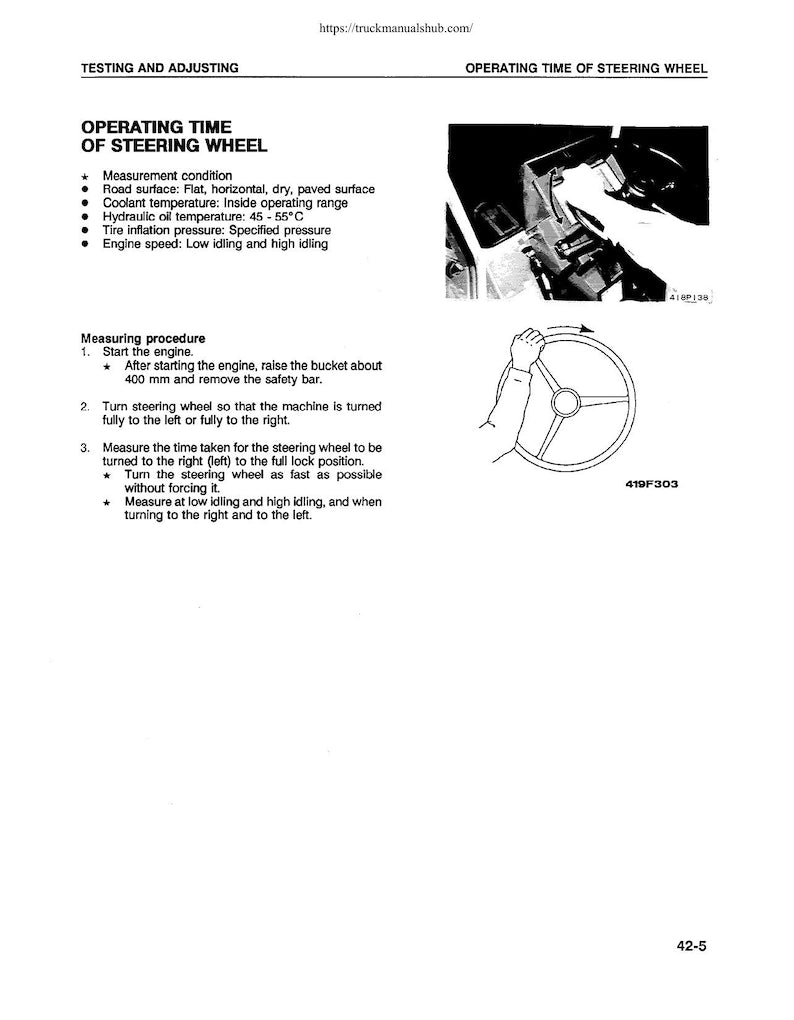 Komatsu WA250-1LC Wheel Loader Service Manual service manual preview page 5
