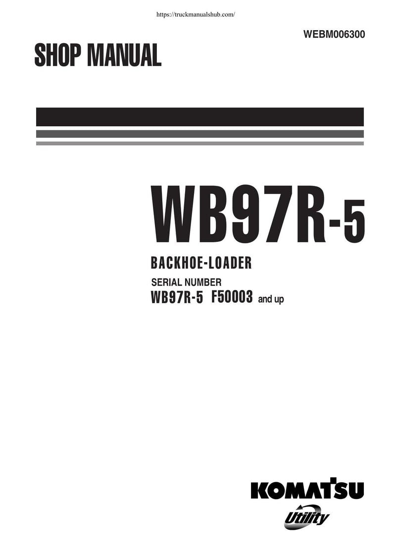 Komatsu WB97R-5 Backhoe Loader Service Manual service manual preview page 2