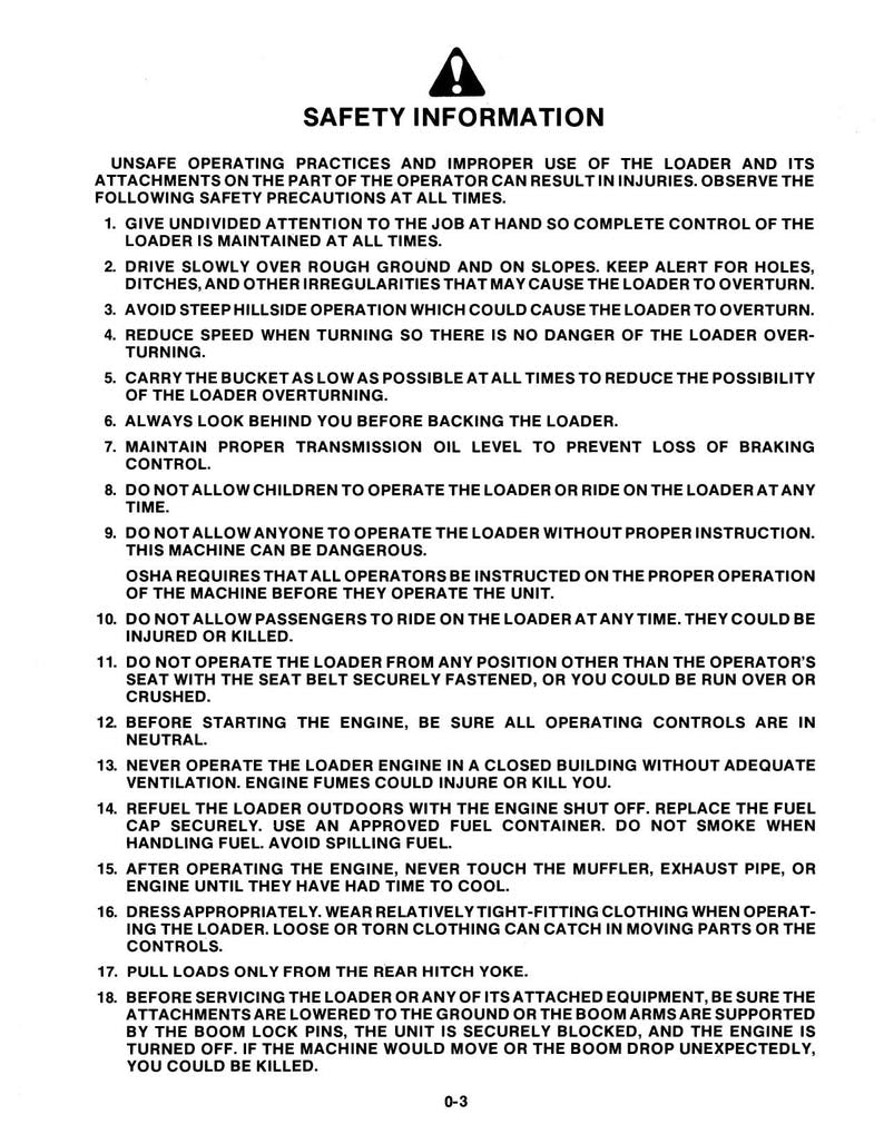 New Holland L781 L784 L785 Skid Steer Service Manual service manual preview page 7