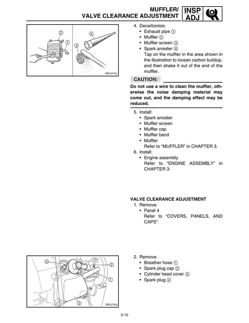 Yamaha EF3000iSE Generator Service Manual 2002-2006 service manual preview page 4