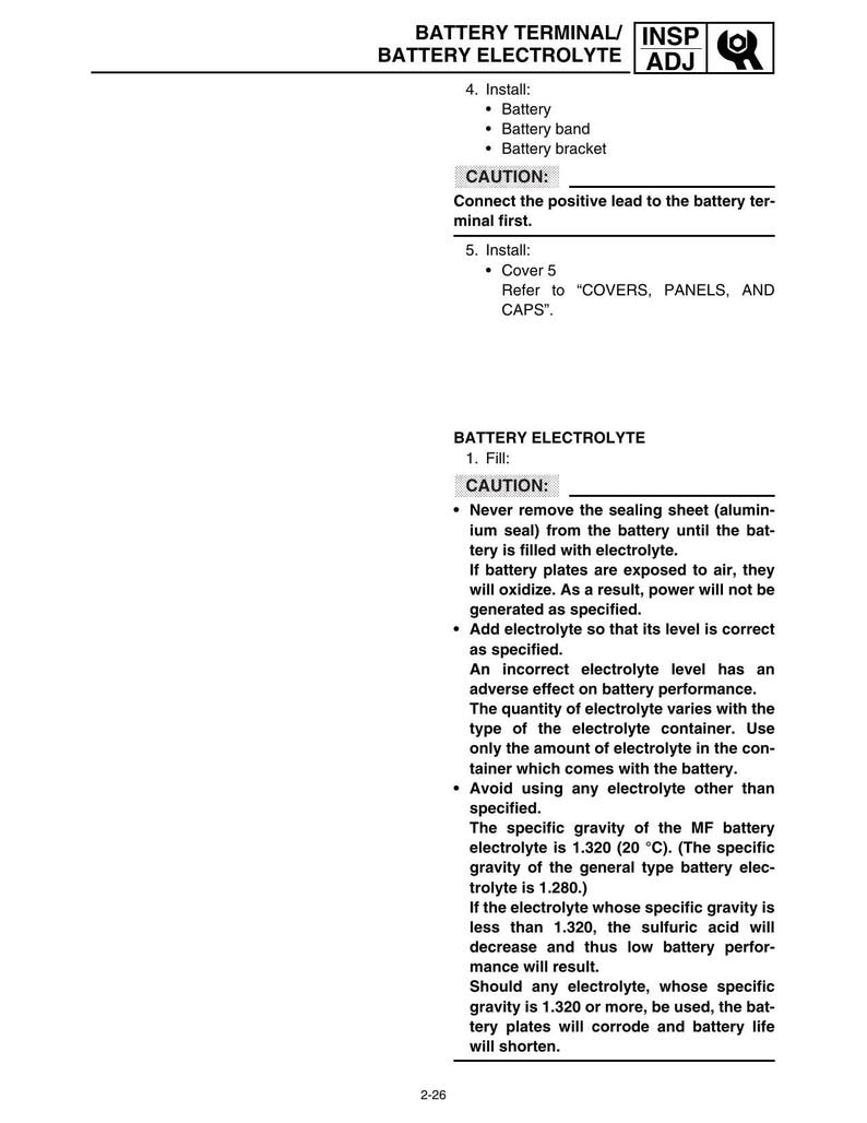 Yamaha EF3000iSE Generator Service Manual 2002-2006 service manual preview page 10