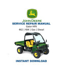 John Deere Gator HPX 4X2 4X4 Gas Diesel Service Manual 2014-2021 UTV PDF service repair manual cover