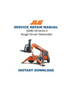 JLG Lull 1044C-54 Series II Service Manual 2005-2009 Telehandler PDF service repair manual cover