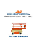 JLG 1930 2032 2632 2646 3246 ES Service Manual 2014-2020 PDF service repair manual cover
