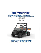 Polaris Pro XD Full-Size Gas Crew Service Manual PDF service repair manual cover