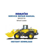 Komatsu WA320-5H Wheel Loader Service Manual PDF service repair manual cover
