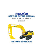 Komatsu Galeo PC800 PC800LC-8 Service Manual PDF service repair manual cover