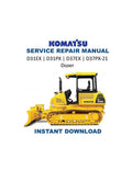 Komatsu D31EX D31PX D37EX d37px-21 Service Manual 2004-2008 Dozer pdf Download PDF service repair manual cover