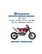 Husqvarna TC TE TXC smr 449 511 Service Manual PDF service repair manual cover
