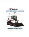 Bobcat T870 Compact Track Loader Service Manual 2018-2022 PDF service repair manual cover