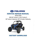 Polaris RZR XP Turbo S Service Manual PDF service repair manual cover