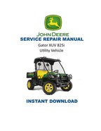 John Deere Gator XUV 825i Service Manual PDF service repair manual cover