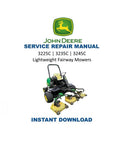 John Deere 3225C 3235C 3245C Fairway Mower Service Manual PDF service repair manual cover