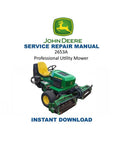 John Deere 2653A Professional Utility Mower Service Manual 2005-2009 PDF service repair manual cover
