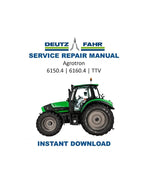 Deutz-Fahr Agrotron 6150.4 6160.4 TTV Service Manual PDF service repair manual cover