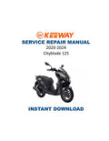 Keeway Cityblade 125 Service Manual PDF service repair manual cover