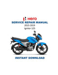 Hero MotoCorp Ignitor 125 Service Manual PDF service repair manual cover