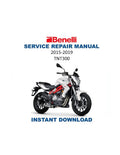 Benelli TNT300 Service Manual PDF service repair manual cover