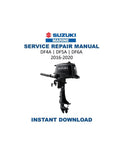Suzuki DF4A DF5A DF6A Outboard Service Manual PDF service repair manual cover