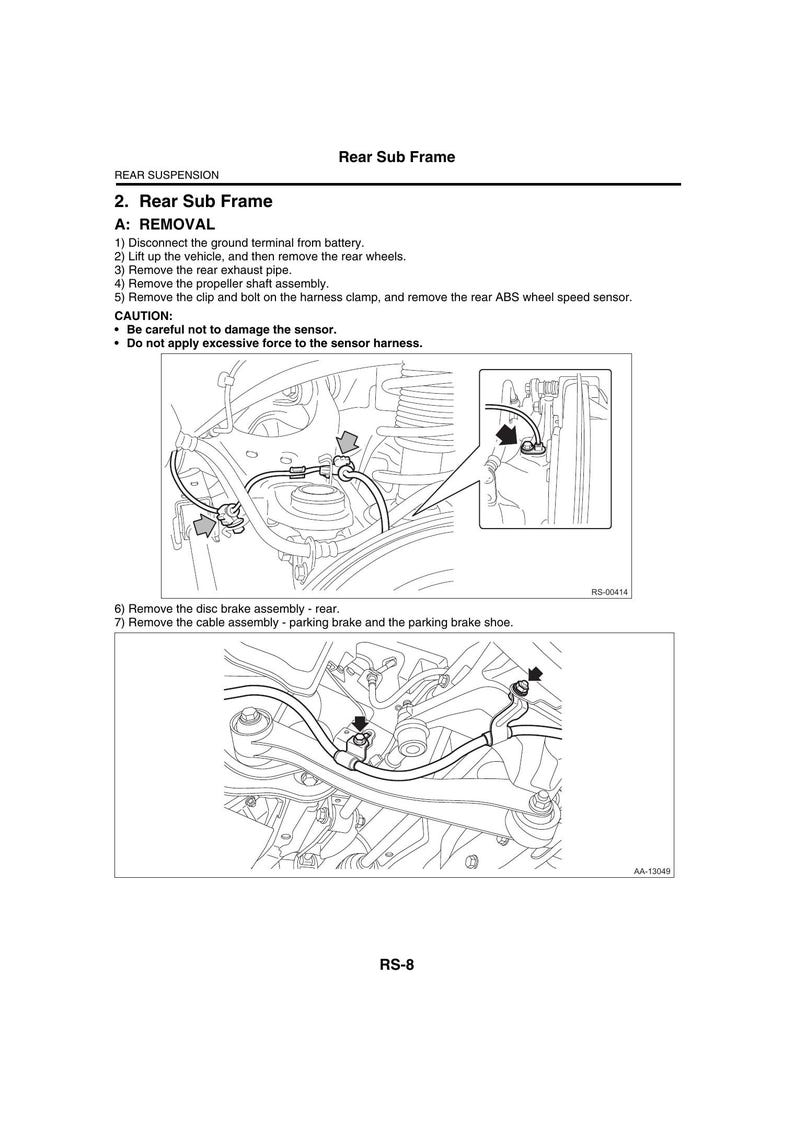 Subaru S209 Service Manual service manual preview page 4