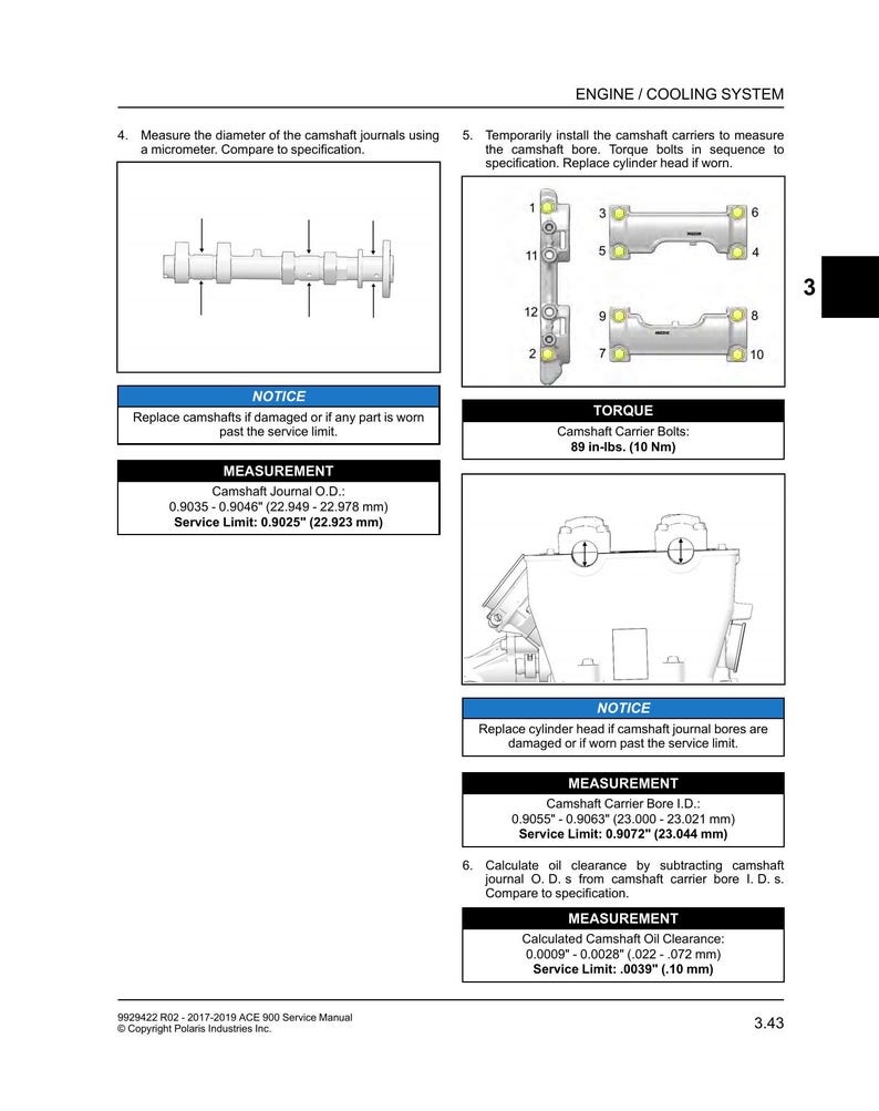 Polaris ACE 900 Service Manual service manual preview page 8
