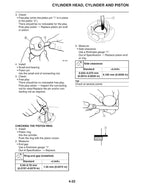 Yamaha YZ125 Service Manual service manual preview page 4