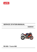 Aprilia RS 660 Tuono 660 Service Manual PDF service repair manual cover