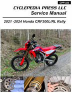 Honda CRF300L Rally Service Manual PDF service repair manual cover