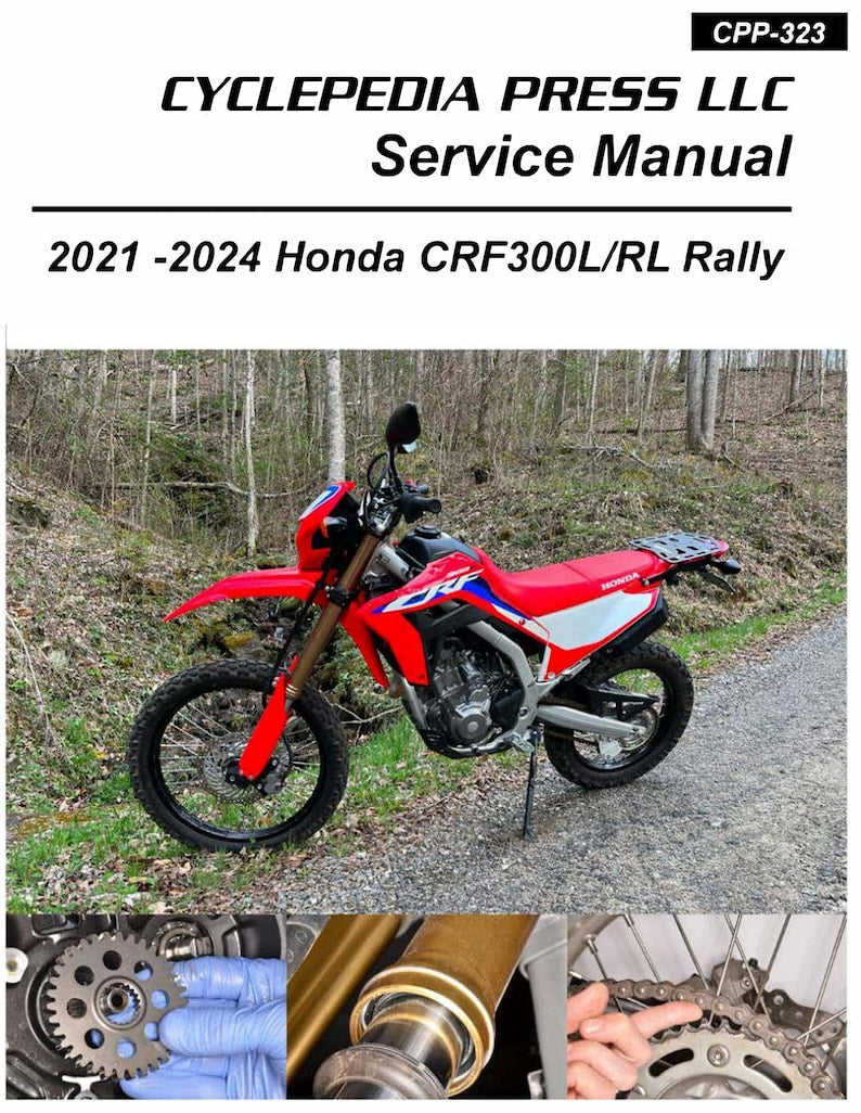 Honda CRF300L Rally Service Manual PDF service repair manual cover