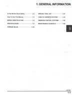 Honda CRF300L Service Manual service manual preview page 3