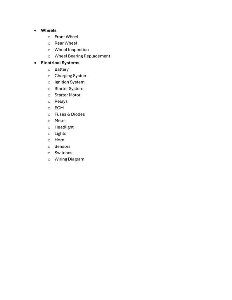 Honda CRF300L Rally Service Manual service manual preview page 5